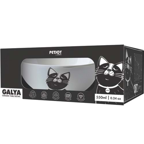 60003399 M-PETS GALYA SERAMİK MAMA KABI 550ML