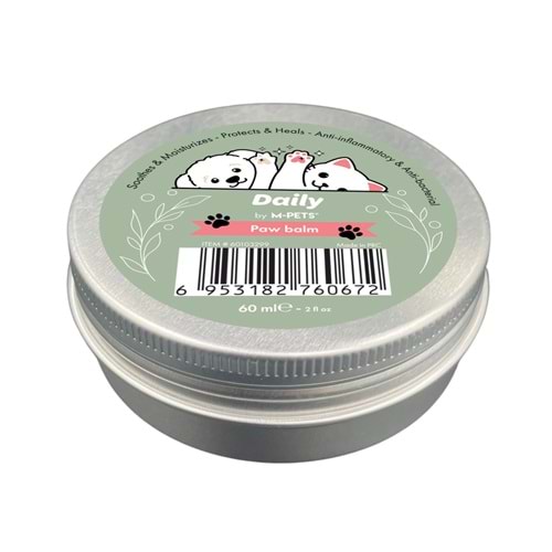 60103299 M-PETS DAİLY KEDİ ve KÖPEK İÇİN PATİ BALM 60ML 12Lİ