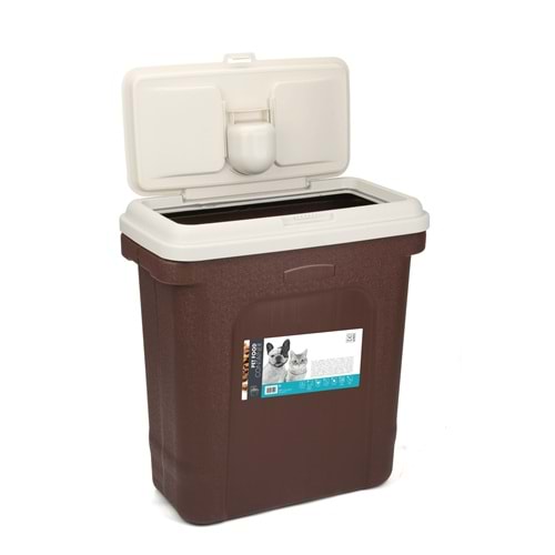 60500214 M-PETS CONTAINER MAMA SAKLAMA KOVASI 20,5KG BROWN