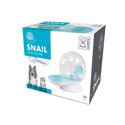 60501199 M-PETS SNAIL HAZNELİ SU KABI BLUE 2800ML