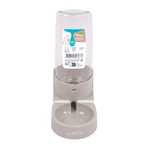 60531299 M-PETS REFRESH SMALL HAZNELİ SU KABI 0.85L DESERT SAND
