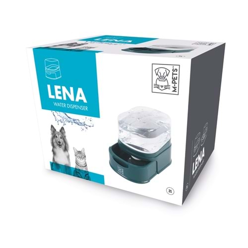 60560599 M-PETS LENA ÇEKMEÇELİ SU KABI 2000ML