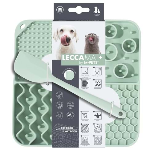 60568299 M-PETS LECCA SIVI ÖDÜL MATI KAŞIKLI SET GREEN (M)
