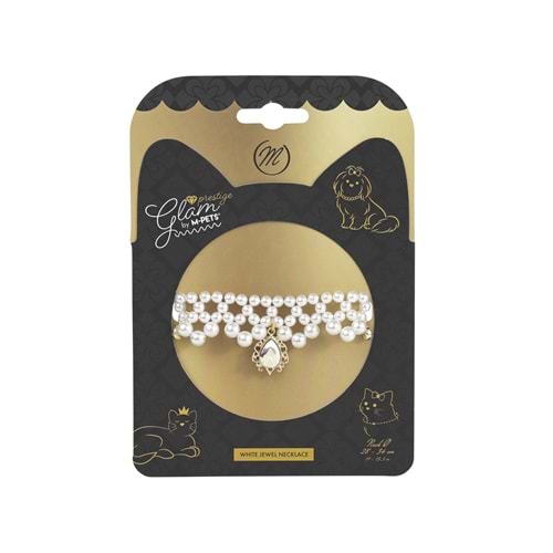 60802199 M-PETS GLAM PRESTİGE AKSESUAR WHİTE JEWEL (M)