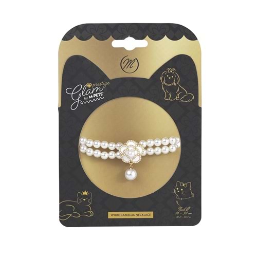 60803299 M-PETS GLAM PRESTİGE AKSESUAR WHİTE CAMELLİA (M)
