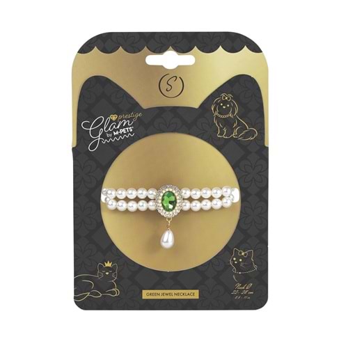 60803799 M-PETS GLAM PRESTİGE AKSESUAR GREEN EMERALD (S)