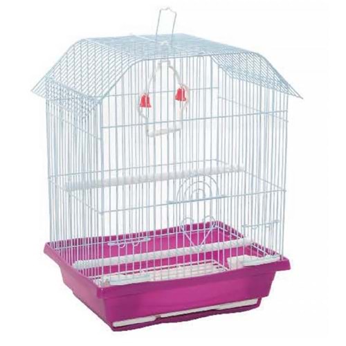 A1009-1 BİRDLİFE ÇİFT KAPILI KUŞ KAFESİ 10LU 30X23X39CM