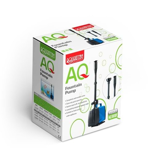 AQ3000F-AQUAWING SUMP MOTORU+FOUNTAİN KİT 60W 3000L/H