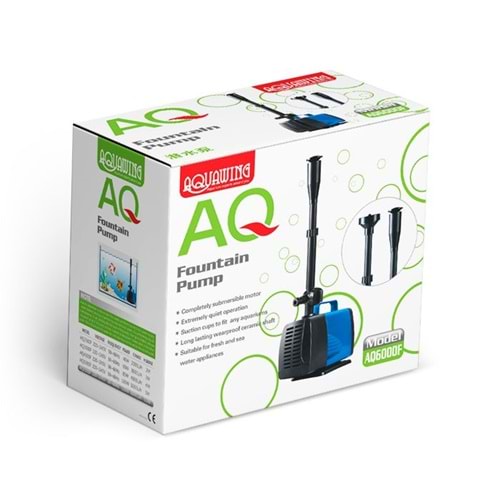 AQ6000F-AQUAWING SUMP MOTORU+FOUNTAİN KİT 135W 6000L/H