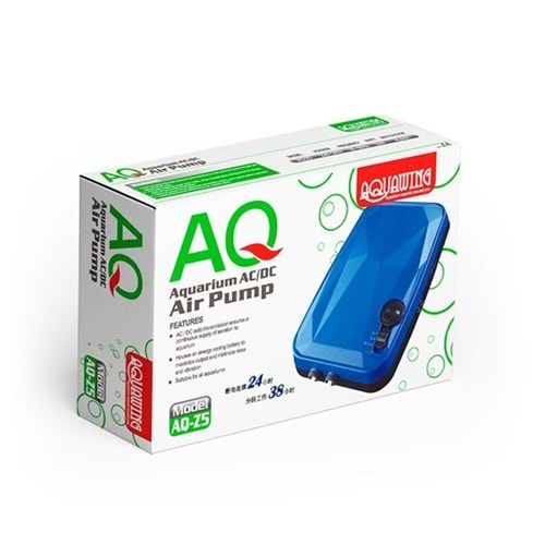 AQZ5-AQUAWING ŞARJLI HAVA MOTORU ÇİFT ÇIKIŞLI 12W