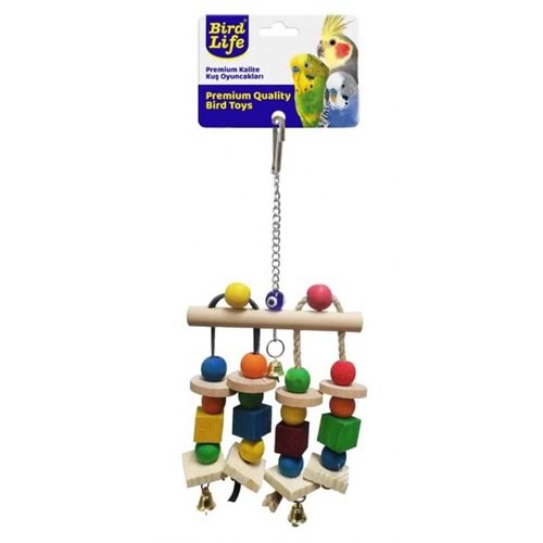 BRD1053-BİRDLİFE PAPAĞAN İPLİ DERİLİ SARKAÇ 1Lİ PAKET
