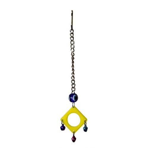 BRD1060-BİRDLİFE KUŞ OYUNCAĞI AKRİLİK SARKAÇ KARE 6LI PAKET