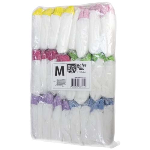 BRD2002-BİRDLİFE KAFES TÜLÜ (M) 25Lİ 25X35X38CM