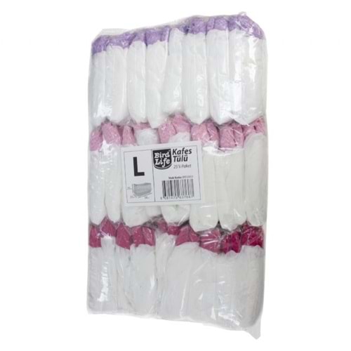 BRD2003-BİRDLİFE KAFES TÜLÜ (L) 25Lİ 25X35X50CM
