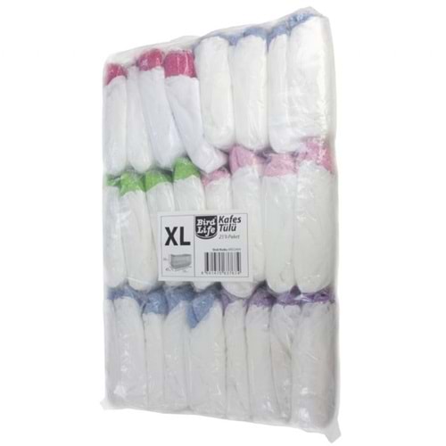 BRD2004-BİRDLİFE KAFES TÜLÜ (XL) 25Lİ 30X45X55CM