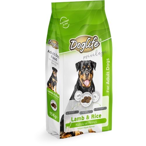 DLFD02-DOGLİFE KUZUETLİ YETİŞKİN KÖPEK MAMASI 15+1KG