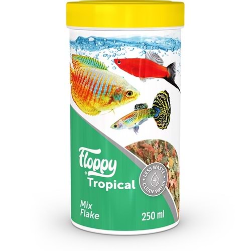 FLP008-FLOPPY TROPICAL MIX FLAKE 250ML