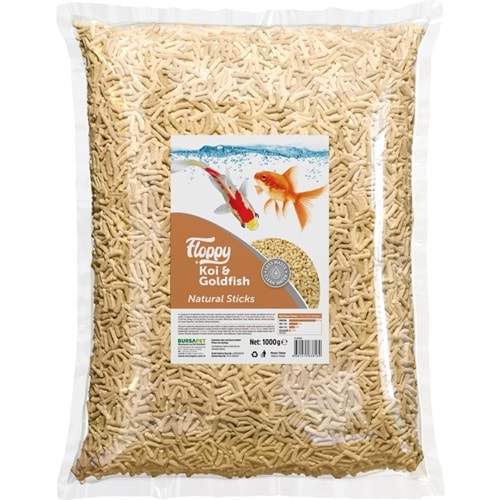 FLP035-FLOPPY KOI&GOLDFISH NATURAL STICKS 1KG