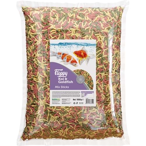 FLP038-FLOPPY KOI&GOLDFISH MIX STICKS 1KG