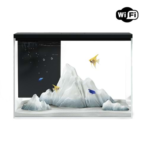 GR-1S BOYU AKVARYUM WİFİ VERSİYON BLACK 14L (38X21X24CM)