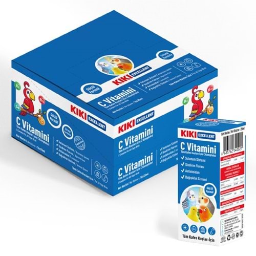 KB105-KIKI EXCELLENT KUŞ C VİTAMİNİ 25ML 16LI