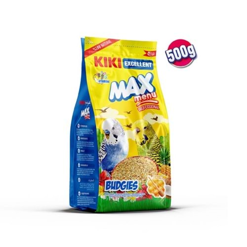 KB301-KIKI EXCELLENT BALLI MUHABBET KUŞU YEMİ 500GR 12Lİ