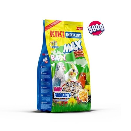 KB304-KIKI EXCELLENT YAVRU PAREKET YEMİ 500GR 12Lİ