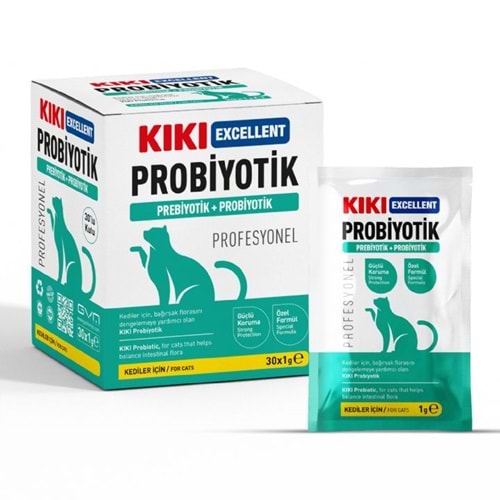 KC111B30-KIKI EXCELLENT KEDİ PROBİYOTİK SAŞE 1GR 30LU
