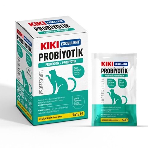 KC111B7-KIKI EXCELLENT KEDİ PROBİYOTİK SAŞE 1GR 7Lİ