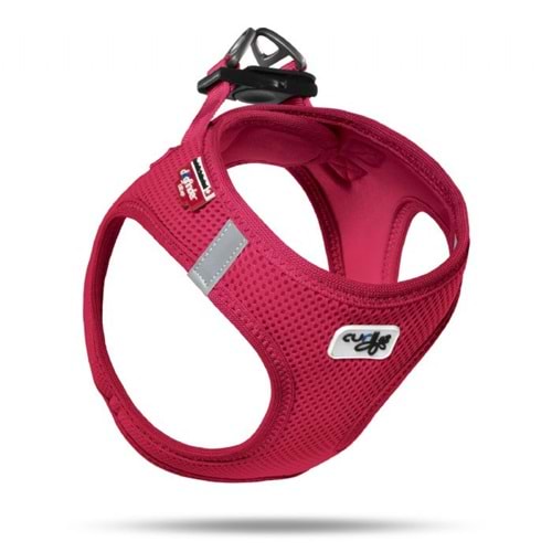 SU1350-CURLI VEST HARNESS AIR-MESH RED 2XS