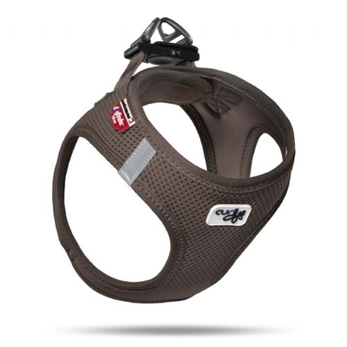 SU1360-CURLI VEST HARNESS AIR-MESH BROWN 2XS