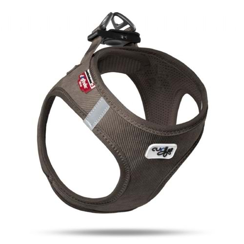 SU1521-CURLI VEST HARNESS CORD BROWN 2XS