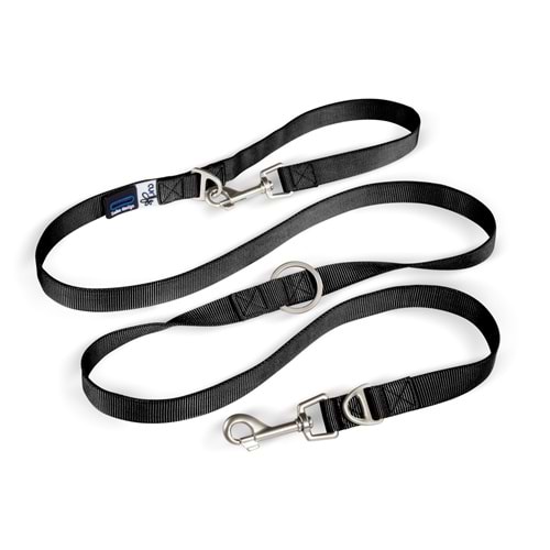 SU1799-CURLI ADJUSTABLE LEASH NYLON BLACK M