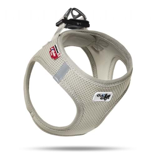 SU2280-CURLI VEST HARNESS AIR-MESH GRAY 3XS