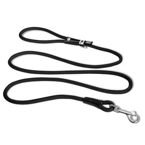 SU2610-CURLI STRETCH COMFORT LEASH BLACK L