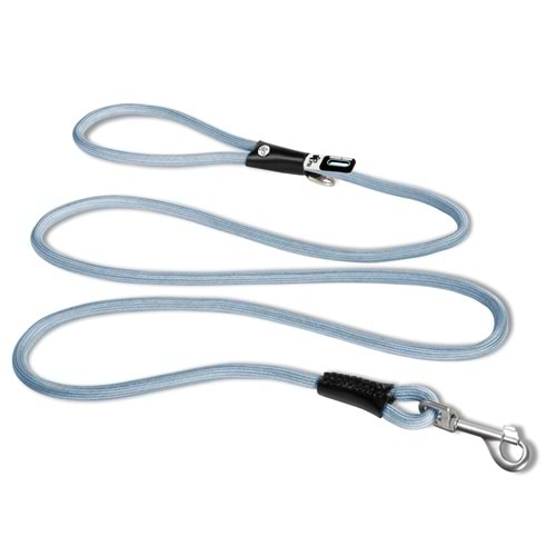 SU2622-CURLI STRETCH COMFORT LEASH SKYBLUE L