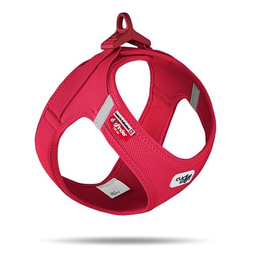 SU2801-CURLI VEST HARNESS CURLI CLASP AIR-MESH RED XL