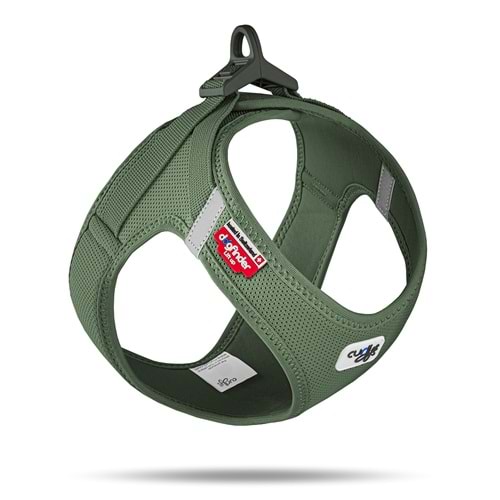 SU2810-CURLI VEST HARNESS CURLI CLASP AIR-MESH MOSS 2XS