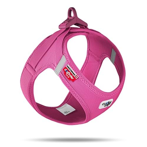 SU2847-CURLI VEST HARNESS CURLI CLASP AIR-MESH FUCHSIA M
