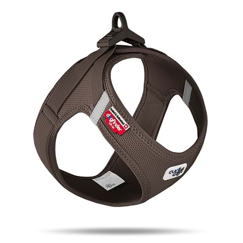 SU2861-CURLI VEST HARNESS CURLI CLASP AIR-MESH BROWN M