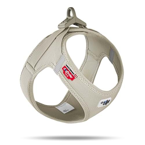 SU2867-CURLI VEST HARNESS CURLI CLASP AIR-MESH LIGHT-TAN S