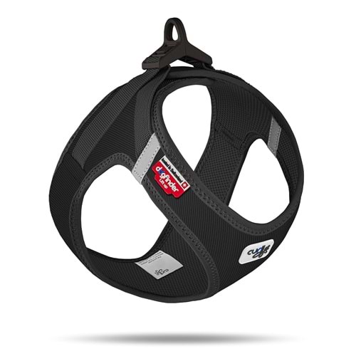 SU2972-CURLI VEST HARNESS CURLI CLASP CORD BLACK S