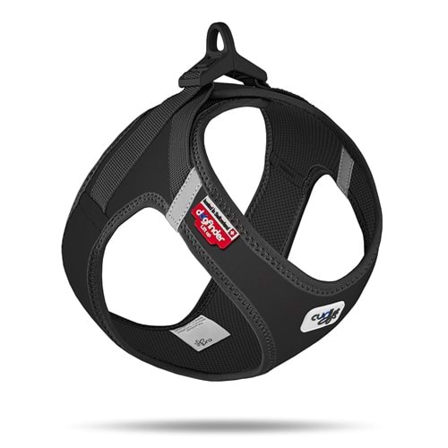 SU2990-CURLI VEST HARNESS CURLI CLASP SOFTSHELL BLACK S