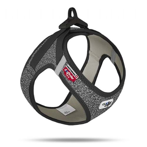 SU3022-CURLI VEST HARNESS MERINO CURLI CLASP BLACK 3XS