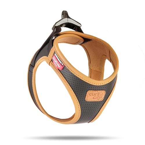 PN3125-CURLI APPLE LEATHER HARNESS BLACK S