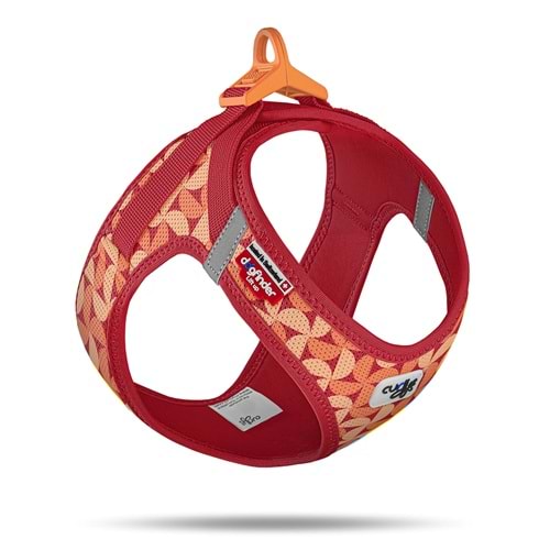 PN3669-CURLI VEST HARNESS AIR-MESH LE26 SEMI CIRCLE RED M