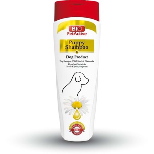BIO PETACTİVE PAPATYA ÖZLÜ YAVRU KÖPEK ŞAMPUANI 400ML