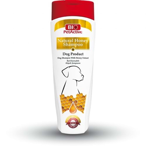 BIO PETACTİVE BAL ÖZLÜ KÖPEK ŞAMPUANI 400ML