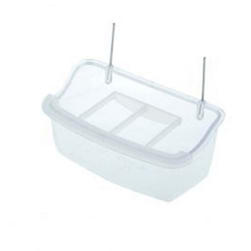 07132-BİRDLİFE IZGARALI ŞEFFAF YEMLİK 10CM 12Lİ