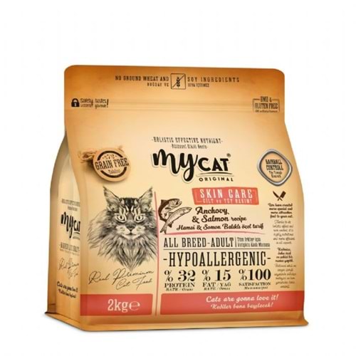 MYCAT HAMSİ ve SOMONLU YETİŞKİN KEDİ MAMASI 2KG